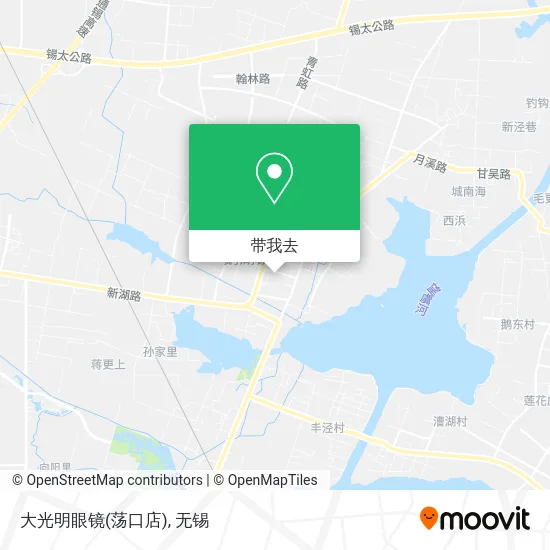 大光明眼镜(荡口店)地图