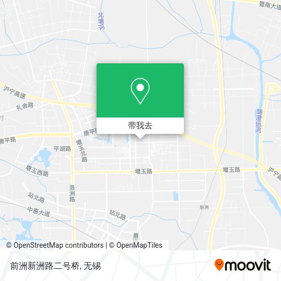 前洲新洲路二号桥地图