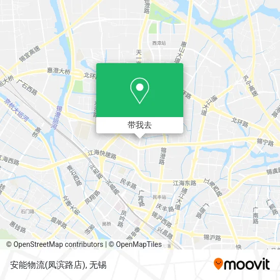 安能物流(凤滨路店)地图