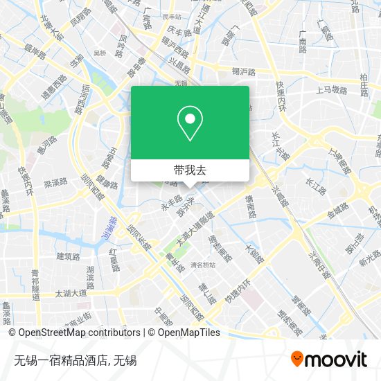 无锡一宿精品酒店地图