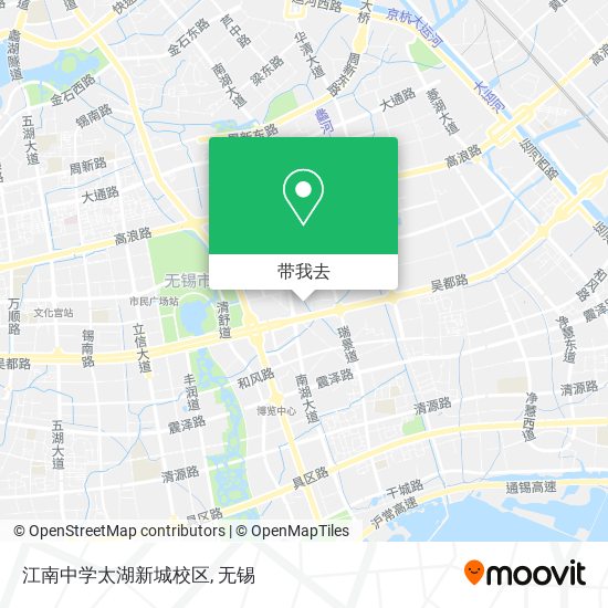 江南中学太湖新城校区地图