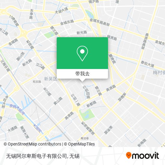 无锡阿尔卑斯电子有限公司地图