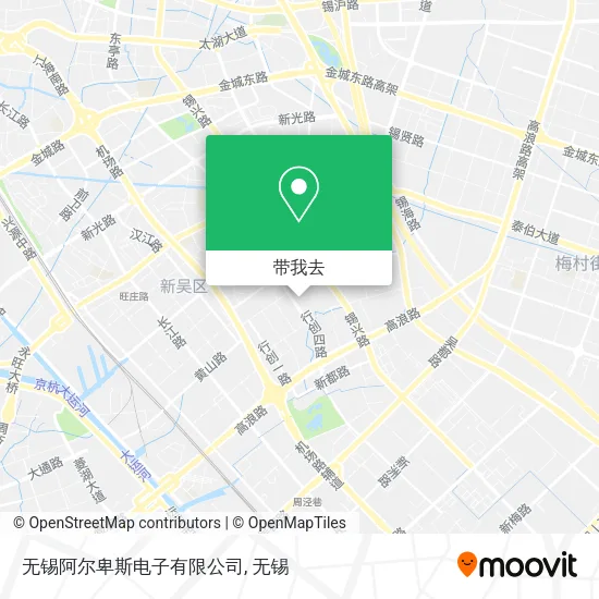 无锡阿尔卑斯电子有限公司地图