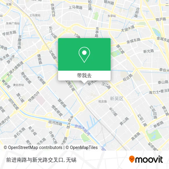 前进南路与新光路交叉口地图