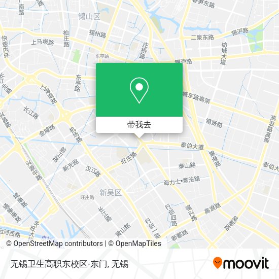 无锡卫生高职东校区-东门地图