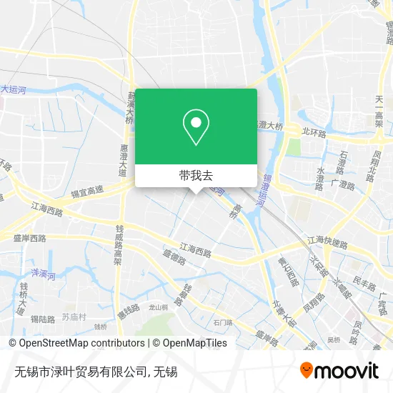 无锡市渌叶贸易有限公司地图