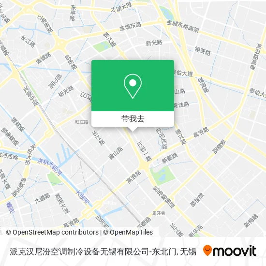 派克汉尼汾空调制冷设备无锡有限公司-东北门地图
