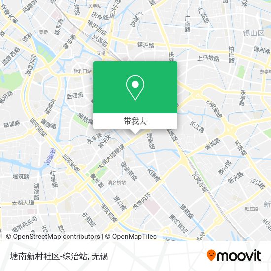 塘南新村社区-综治站地图