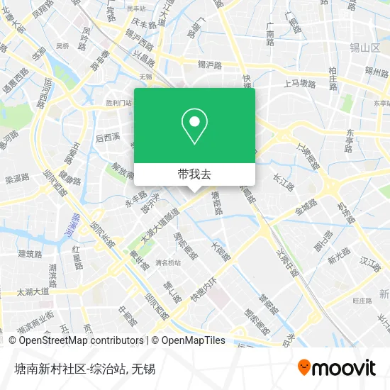 塘南新村社区-综治站地图