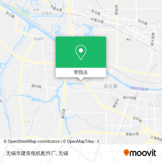 无锡市建良电机配件厂地图