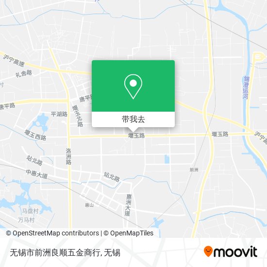 无锡市前洲良顺五金商行地图