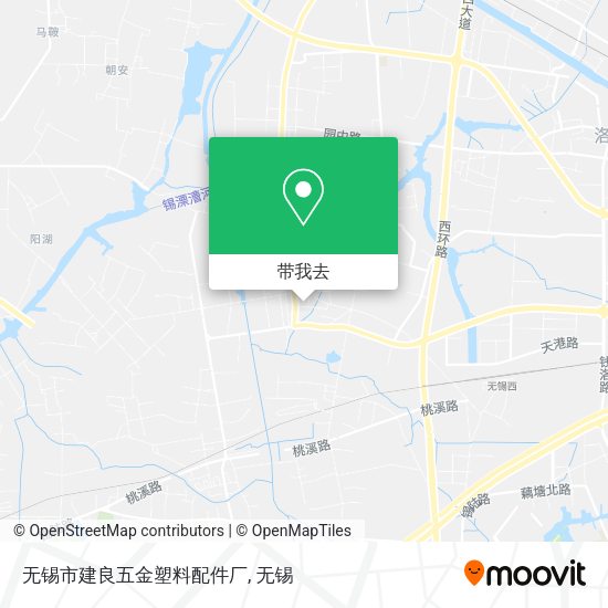 无锡市建良五金塑料配件厂地图