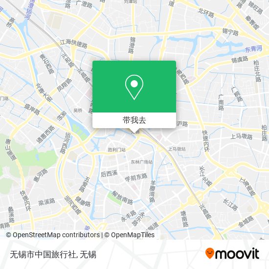 无锡市中国旅行社地图