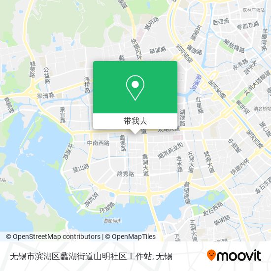 无锡市滨湖区蠡湖街道山明社区工作站地图