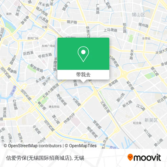 信爱劳保(无锡国际招商城店)地图