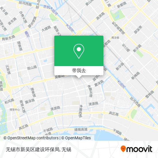 无锡市新吴区建设环保局地图