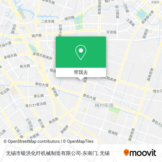 无锡市银洪化纤机械制造有限公司-东南门地图