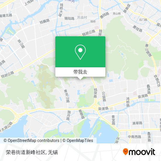 荣巷街道新峰社区地图