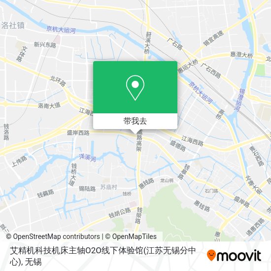 艾精机科技机床主轴O2O线下体验馆(江苏无锡分中心)地图