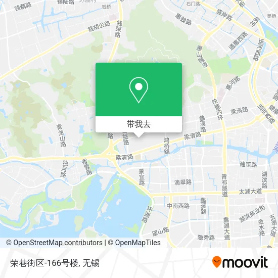 荣巷街区-166号楼地图