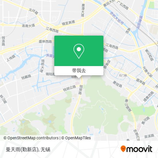 曼天雨(勤新店)地图