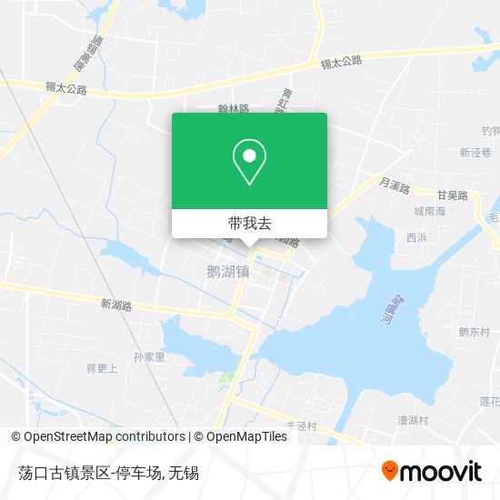 荡口古镇景区-停车场地图