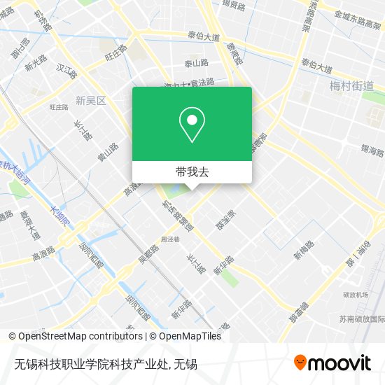 无锡科技职业学院科技产业处地图