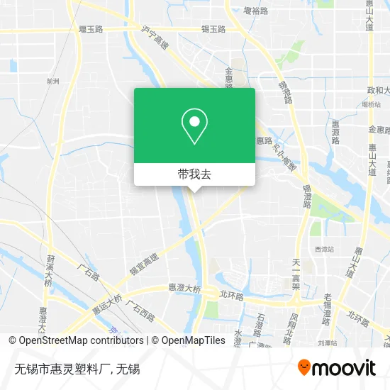 无锡市惠灵塑料厂地图
