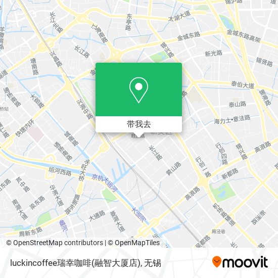 luckincoffee瑞幸咖啡(融智大厦店)地图