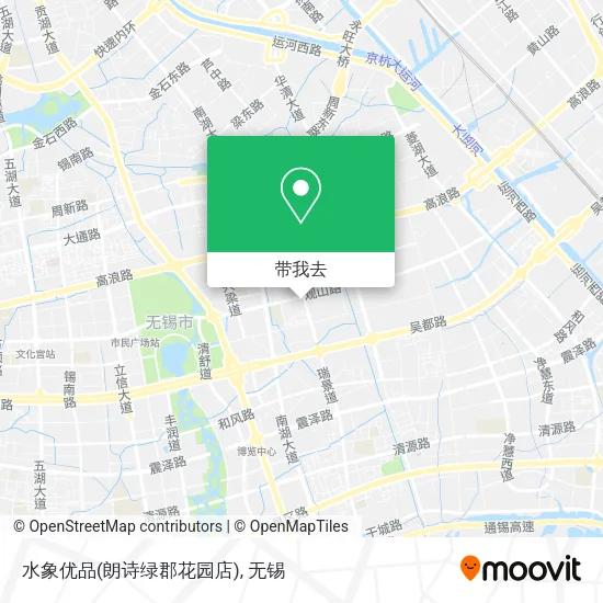 水象优品(朗诗绿郡花园店)地图