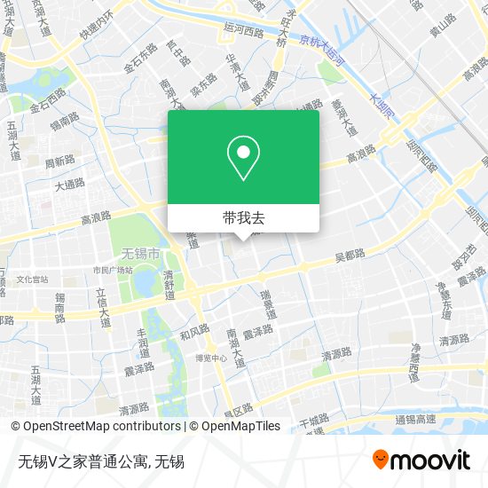 无锡V之家普通公寓地图