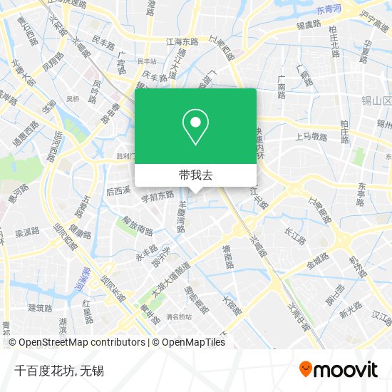 千百度花坊地图