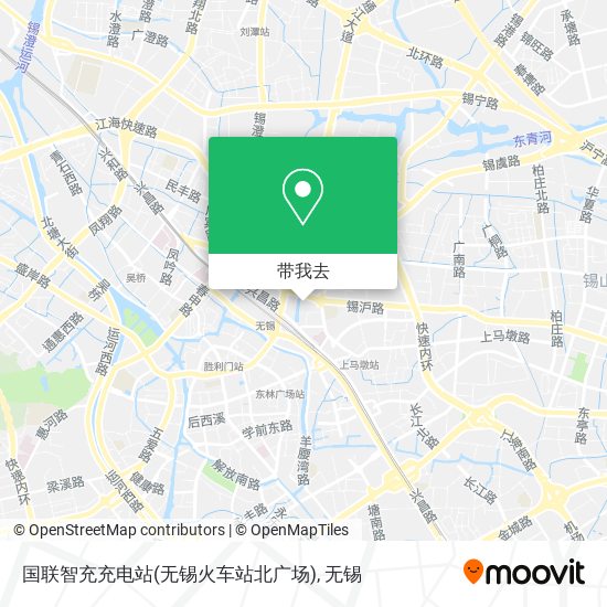 国联智充充电站(无锡火车站北广场)地图