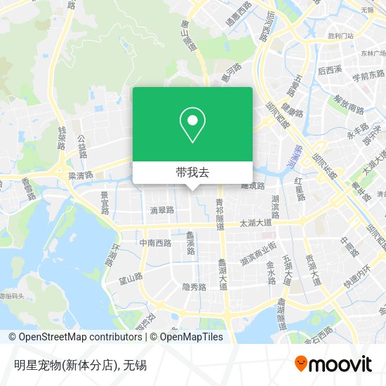 明星宠物(新体分店)地图