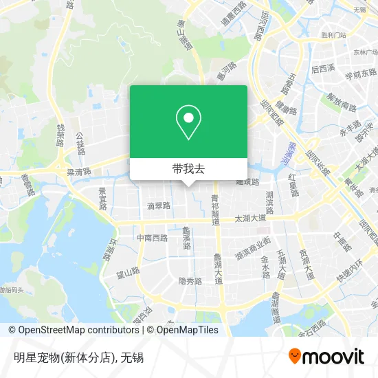 明星宠物(新体分店)地图