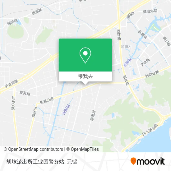 胡埭派出所工业园警务站地图