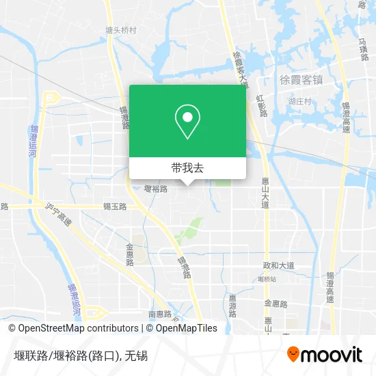 堰联路/堰裕路(路口)地图