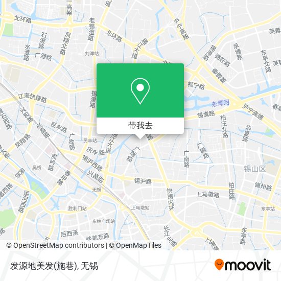 发源地美发(施巷)地图