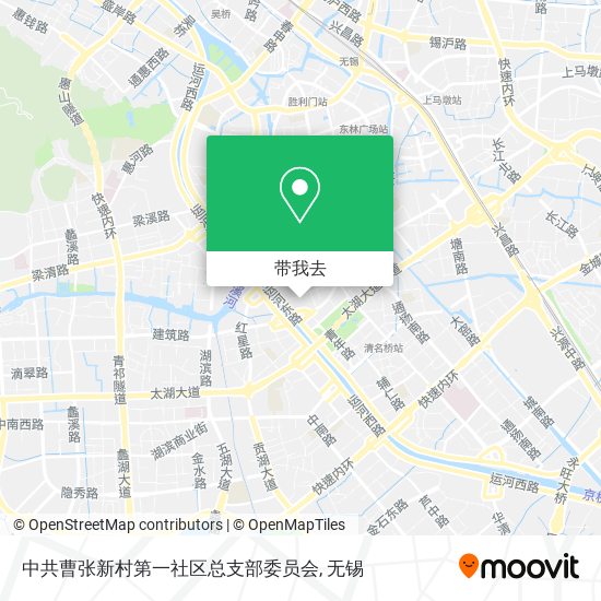 中共曹张新村第一社区总支部委员会地图