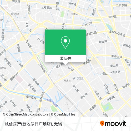 诚信房产(新地假日广场店)地图