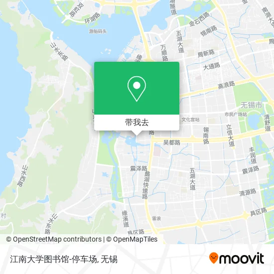 江南大学图书馆-停车场地图