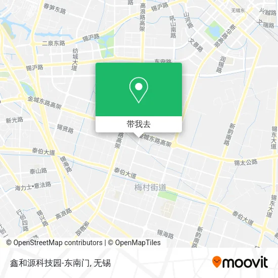鑫和源科技园-东南门地图