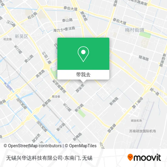 无锡兴华达科技有限公司-东南门地图