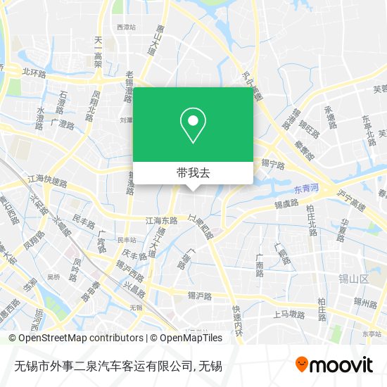 无锡市外事二泉汽车客运有限公司地图