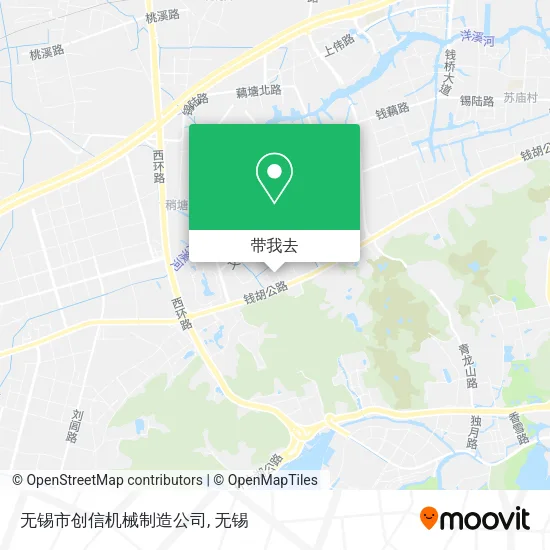 无锡市创信机械制造公司地图