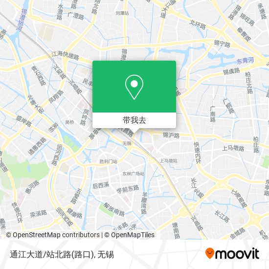 通江大道/站北路(路口)地图