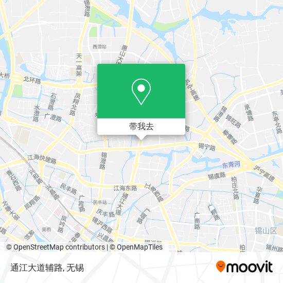 通江大道辅路地图