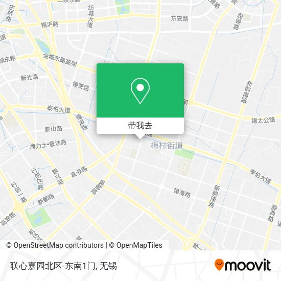 联心嘉园北区-东南1门地图