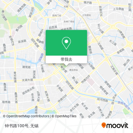 钟书路100号地图
