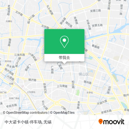 中大诺卡小镇-停车场地图